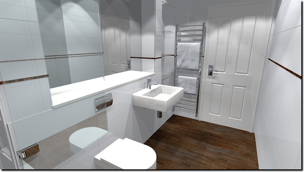 Family Bathroom Design 3 - Render 2